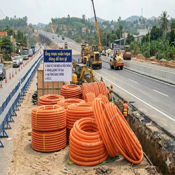 ỐNG NHỰA XOẮN HDPE DÙNG ĐỂ LÀM GÌ?