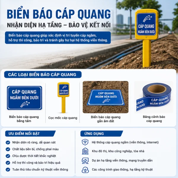 BIỂN BÁO CÁP QUANG