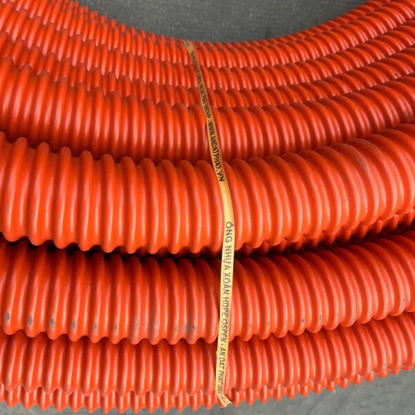 Bảng Màu Ống Nhựa Xoắn HDPE & Ý Nghĩa Kỹ Thuật Từng Loại (Cam, Đen, Xám)