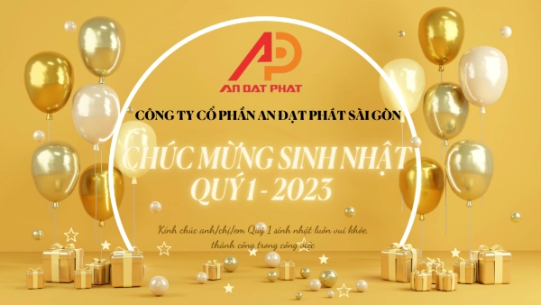 [NEW] CHÚC MỪNG SINH NHẬT QUÝ 1-2023