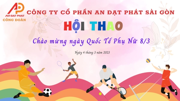 Hội thao chào mừng Quốc tế phụ nữ 8/3/2023