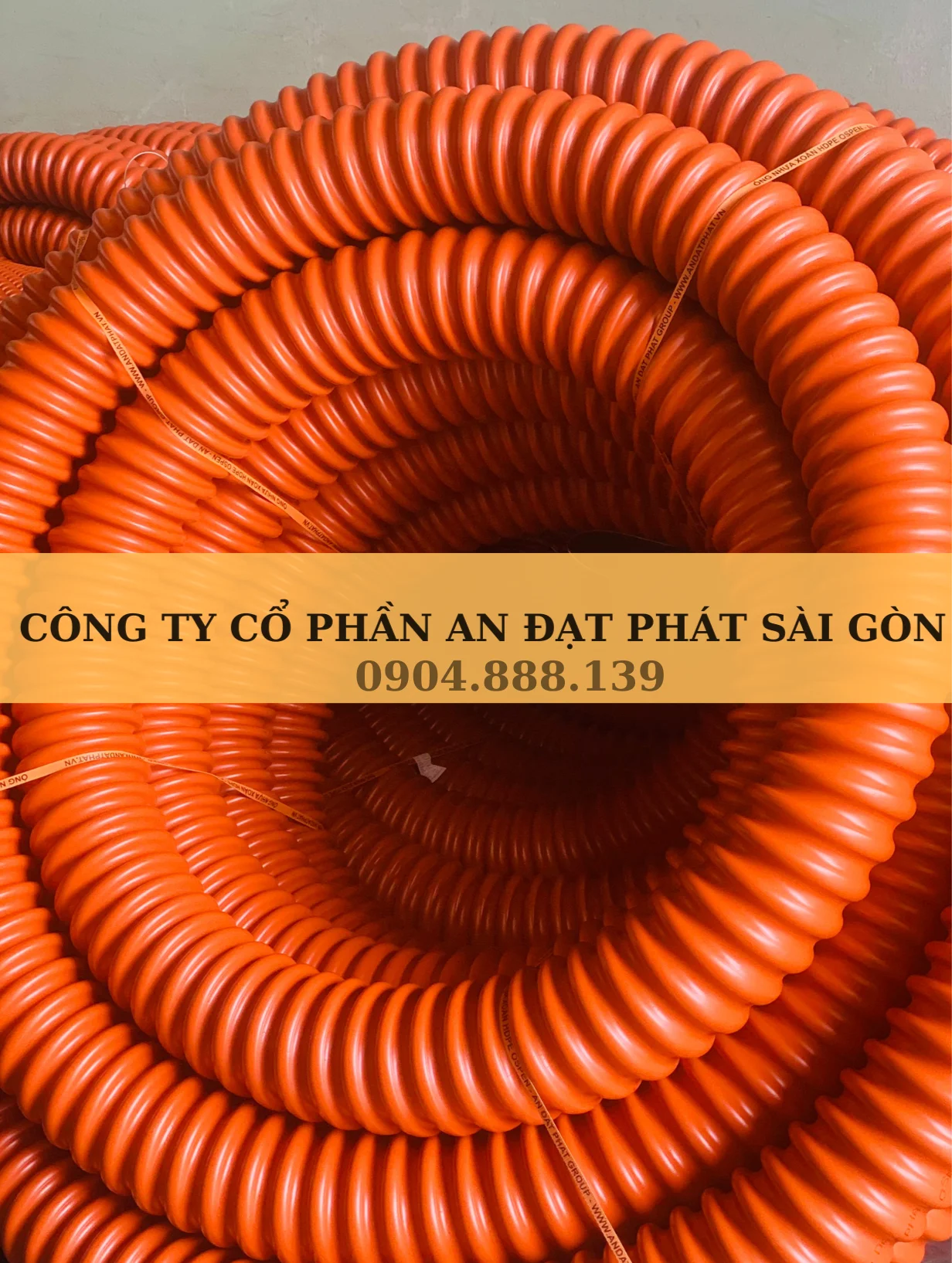 Ống nhựa xoắn hdpe 160 125