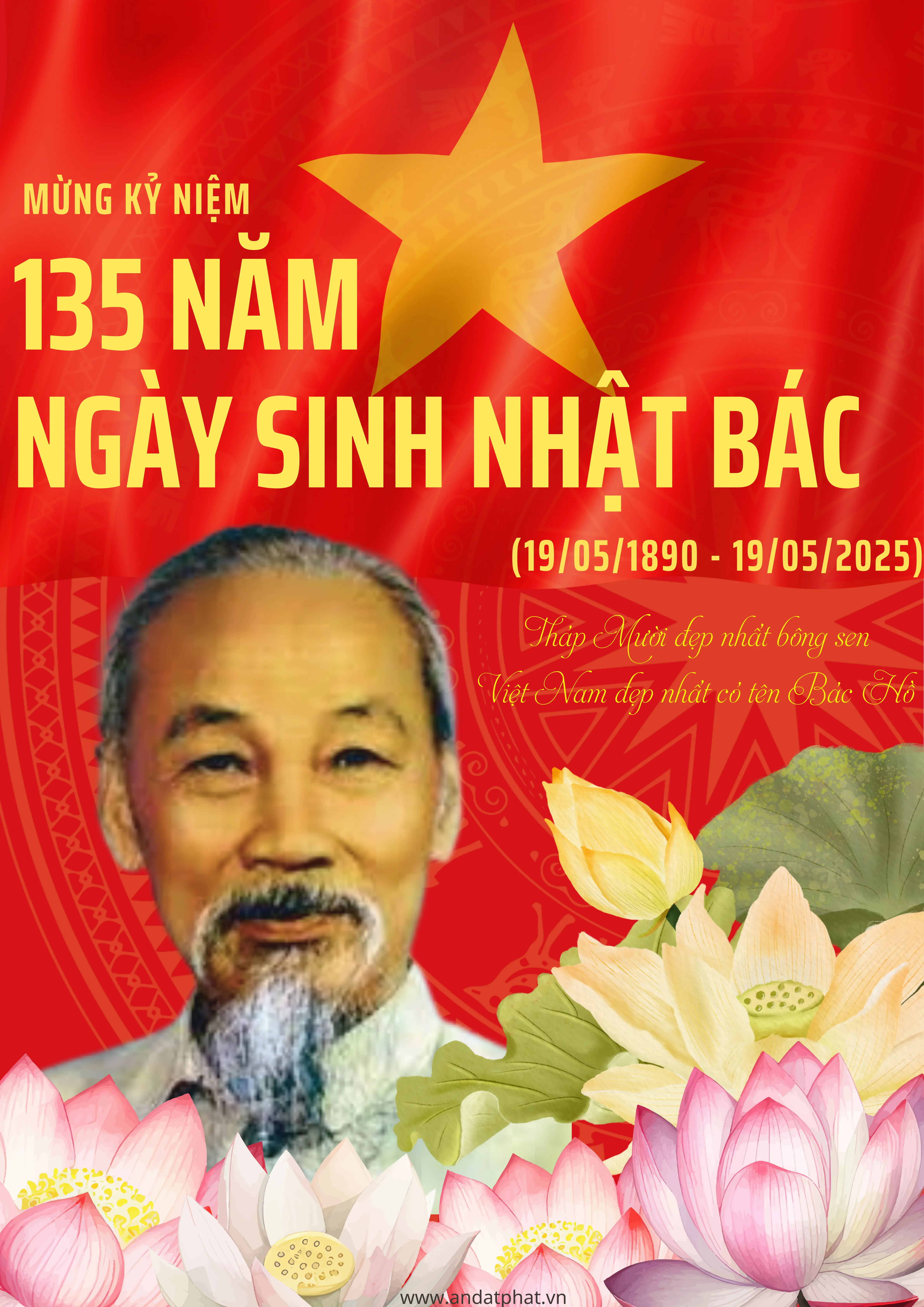 Kỷ niệm 135 năm ngày sinh Chủ tịch Hồ Chí Minh (19/5/1890 – 19/5/2025)